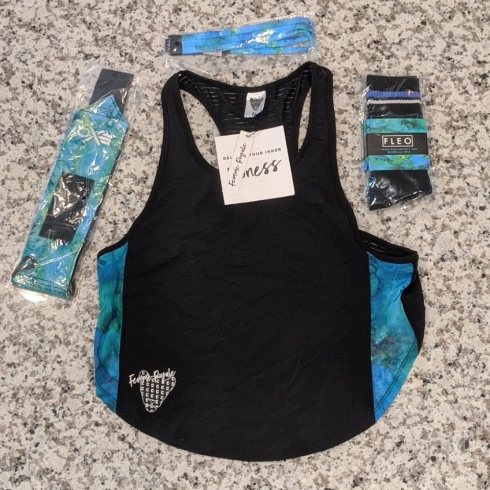 Medium Black Workout Tank Ft. Fleo / Vull / Exo